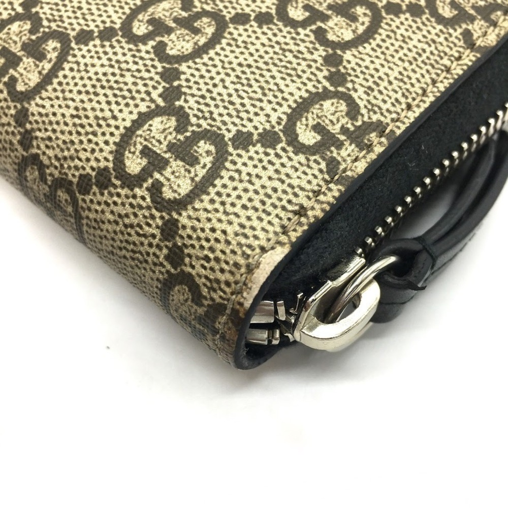 Gucci GG Supreme Tiger Round Zipper Long Wallet - Picture 6 of 10